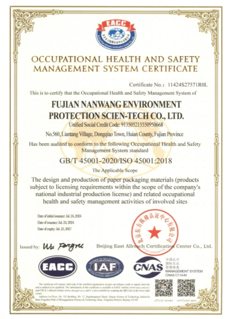 nanwang ISO45001：2018